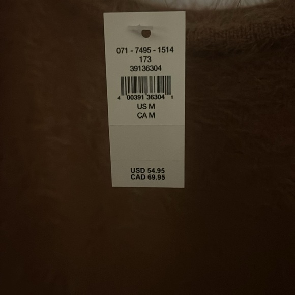 Aerie Fuzzy Brown Bodycon Sleeveless Dress NWT - Picture 5 of 7